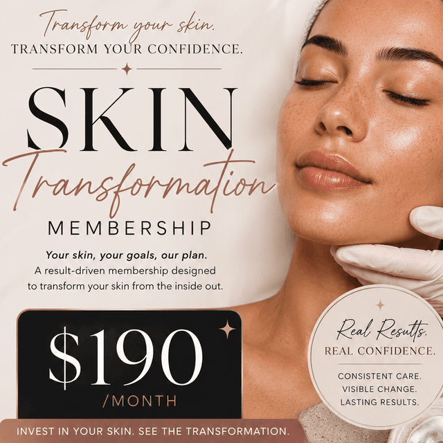 Skin Transformation Membership at Blink and Bare Beauty Aesthetics in Daytona Beach, FL